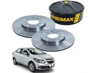 Disco de Freio FREMAX para Chevrolet Prisma 1.0 1.4 8V 2013 2014 2015 2016 2017 2018 2019 - Cod. BD3545