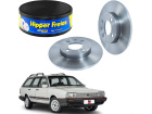 Disco de Freio HIPPER FREIOS para Volkswagen Quantum G1 1.8 2.0 1990 até 1993 - Cod. HF02A