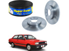 Disco de Freio HIPPER FREIOS para Volkswagen Voyage G1 1.6 1.8 1984 até 1996 - Cod. HF02A