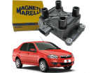 Bobina de Ignição MAGNETI MARELLI para Fiat Siena 1.0 1.4 8V FIRE FIRE EVO MPI 2006 até 2016 - Cod. BI0014MM