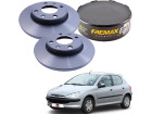 Disco de Freio FREMAX para Peugeot 206 1.4 1.6 8V 1.0 1.6 16V 1999 até 2009 - Cod. BD4298