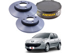 Disco de Freio FREMAX para Peugeot 207 1.6 16V 1.4 8V 2009 até 2014 - Cod. BD4298