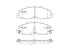 Pastilha de Freio Dianteira WILLTEC para Ford F-150 1998 até 2004 - Cod. PW958